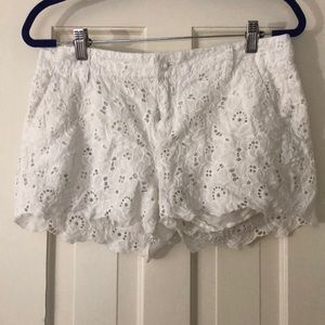 Lucky Brand white eyelet shorts